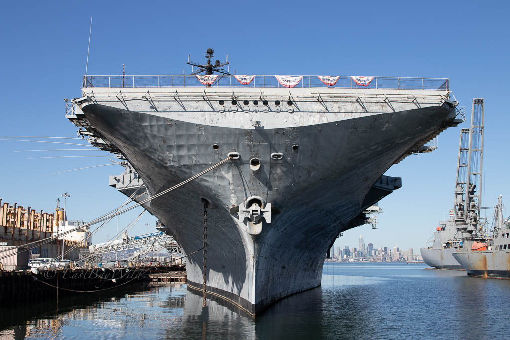 USS Hornet Bow