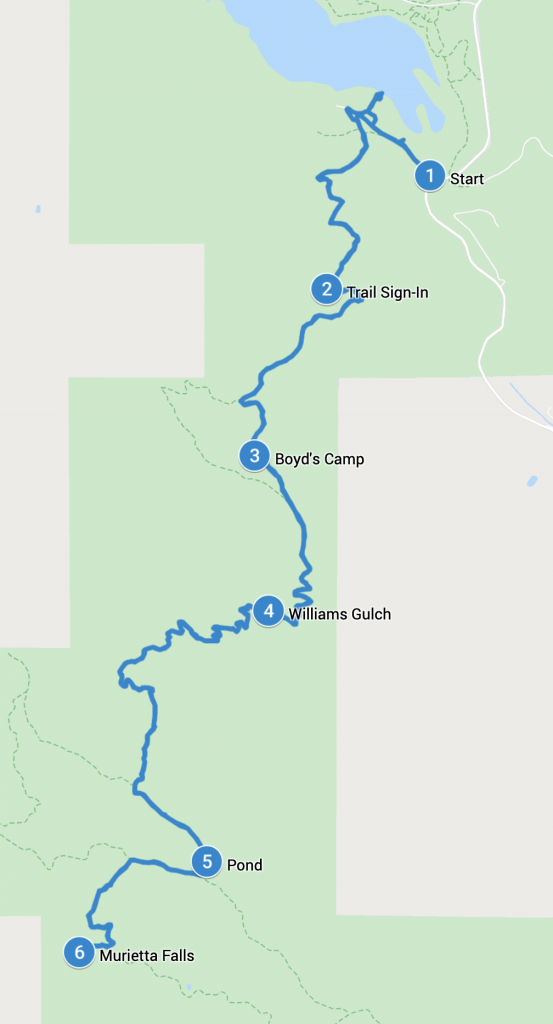 Ohlone Trail to Murietta Falls